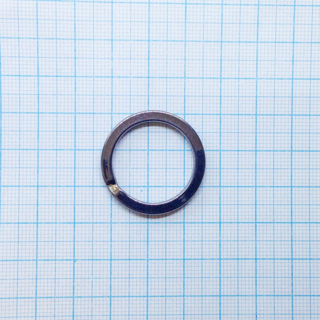 Кільце для ключів ЧОРНИЙ НІКЕЛЬ 22 мм тип C4208