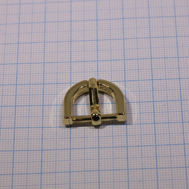 Пряжка ЗОЛОТО 15 мм арочна