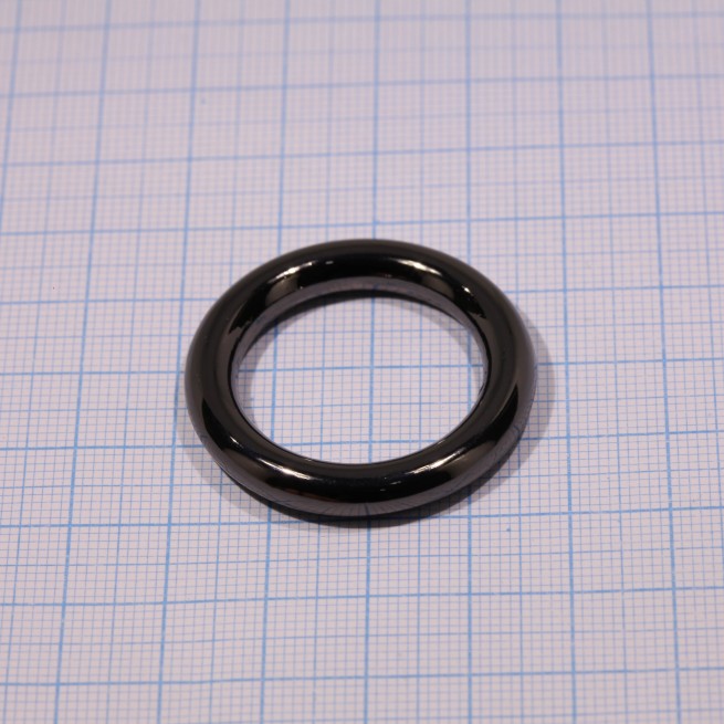 Кільце ЧОРНИЙ НІКЕЛЬ 25 мм лите