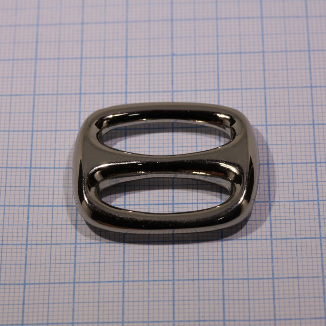 Рамка НІКЕЛЬ 25 мм фігурна з перегородкою