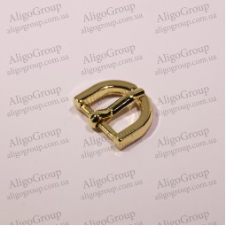 Пряжка ЗОЛОТО 15 мм арочна