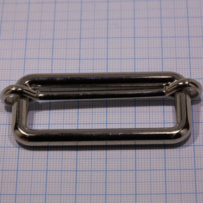 Рамка НІКЕЛЬ 50 мм з рухомою перегородкою