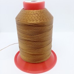 Нить SERAFIL №20 коричневый карамель 100%полиэстер 600м Германия