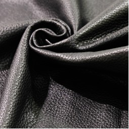 Шкіра одягова Оленяча чорний напівглянець 0,4