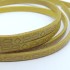 Шнур шкіра STAMP 5х2 мм тип U0655 жовтий плоский Італія