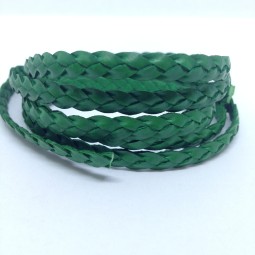 Шнур КОСИЧКА 3х3 мм тип U0612 зелений Італія
