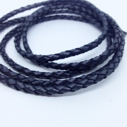 Шнур 4х2,5 мм тип U0631 чорний плетений