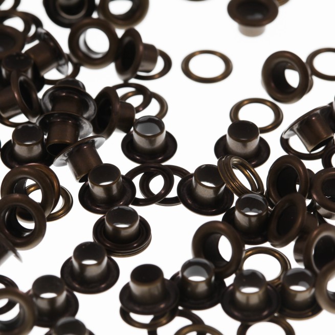 Люверс ЛАТУНЬ 5 мм тип X0420 (100 шт.)