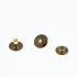 Кнопка Альфа ЗОЛОТО 10,5 мм тип X0057 (4 частини)