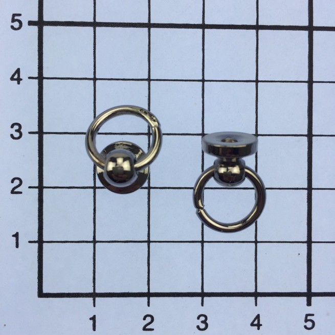 Шпилька кобурна з кільцем НІКЕЛЬ 10мм