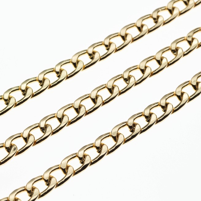 Ланцюг декоративний ЗОЛОТО 9 мм