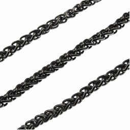 Ланцюг декоративний ЧОРНИЙ НІКЕЛЬ 8 мм