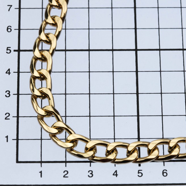 Ланцюг декоративний ЗОЛОТО 9 мм