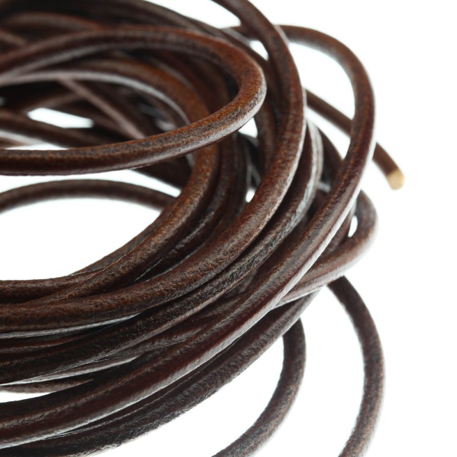 Шнур парафін. 4 мм тип U0378 коричневий каштан Італія