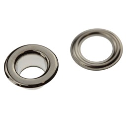 Люверс НІКЕЛЬ 6 мм тип X0646 (100 шт.)