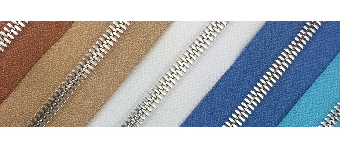 Фурнітура для шкіряних виробів - металева блискавка та комплектуючі до неї