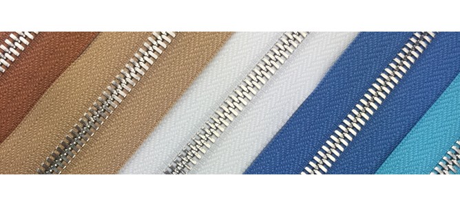 Фурнітура для шкіряних виробів - металева блискавка та комплектуючі до неї