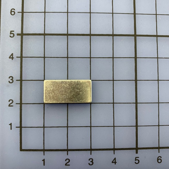 Пластина магнітна НІКЕЛЬ 20х10х3 мм потайна