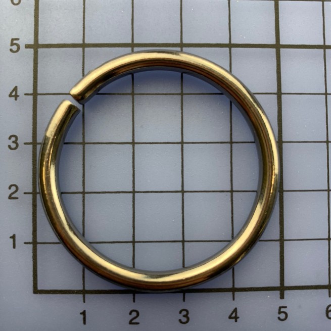 Кільце ЧОРНИЙ НИКЕЛЬ 40x4 мм