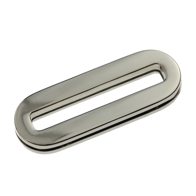 Люверс плоский НІКЕЛЬ 45 мм тип D0551 прямокутний