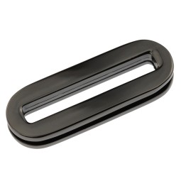 Люверс плоский ЧОРНИЙ НІКЕЛЬ 45 мм тип D0551 прямокутний