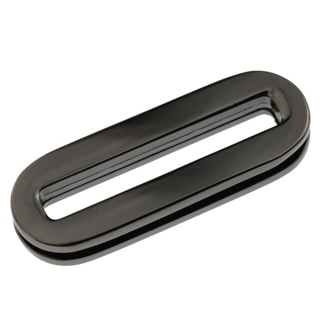 Люверс плоский ЧОРНИЙ НІКЕЛЬ 45 мм тип D0551 прямокутний