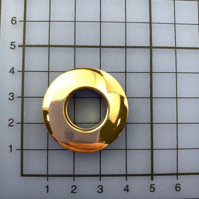 Люверс із різьбленням ЗОЛОТО 14 мм