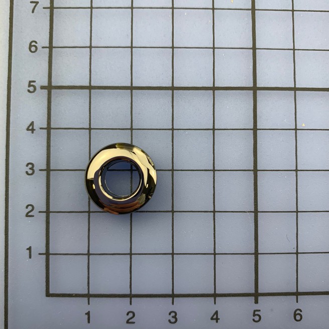 Люверс з різьбленням ЧОРНИЙ НІКЕЛЬ 8 мм