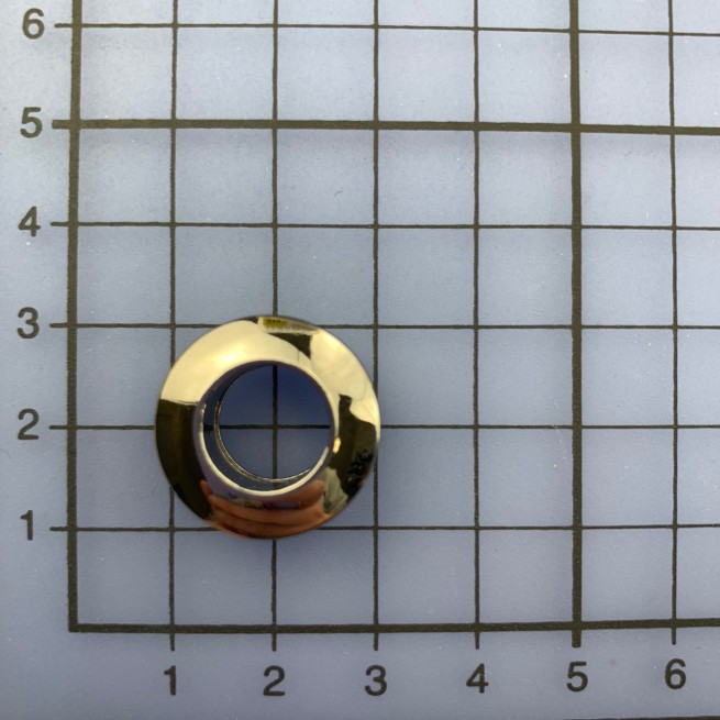 Люверс двосторонній ЧОРНИЙ НІКЕЛЬ 11 мм тип C3046 з різьбленням