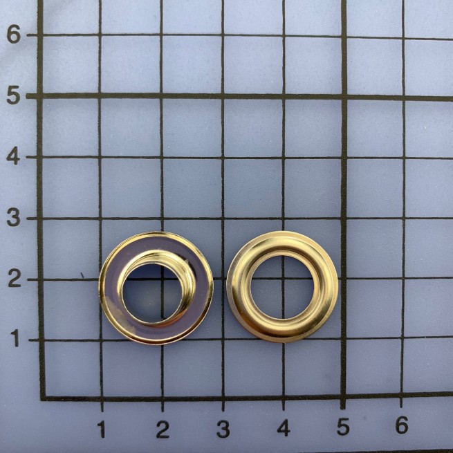 Люверс НІКЕЛЬ 10 мм тип X0646 (2 частини)