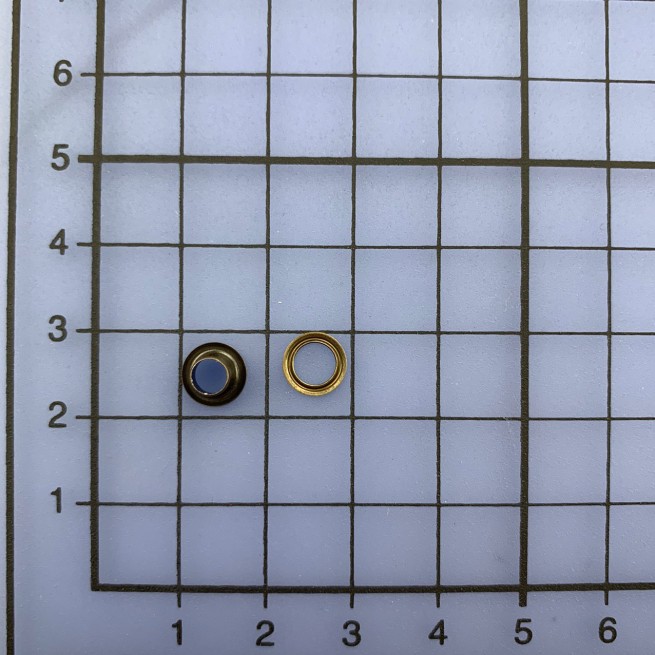 Люверс ЛАТУНЬ 4 мм тип X0420 (100 шт.)