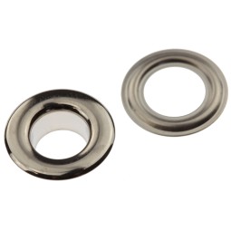 Люверс НІКЕЛЬ 10 мм тип X0646 (2 частини)