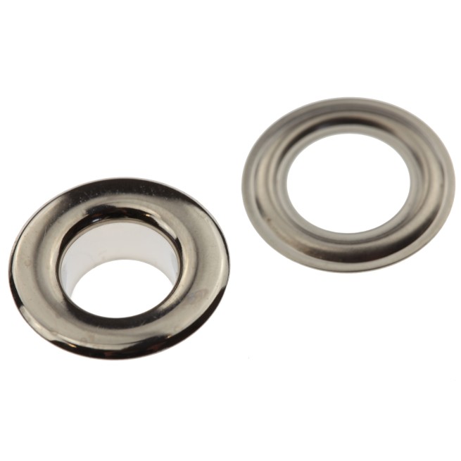 Люверс НІКЕЛЬ 10 мм тип X0646 (2 частини)