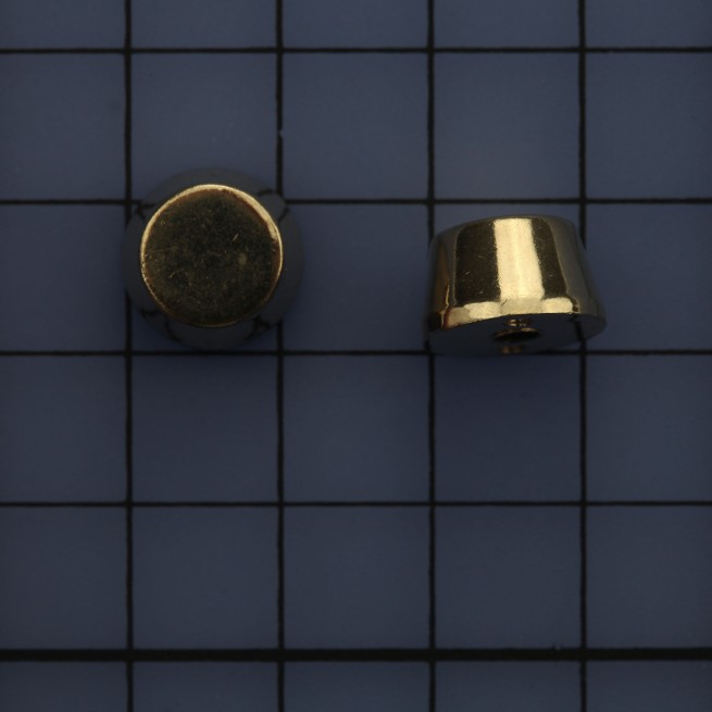 Ніжка для сумки ЗОЛОТО конус з гвинтом 12х7 мм тип 26752