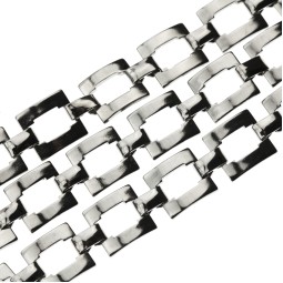 Ланцюг декоративний Нікель 13 мм