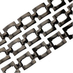 Ланцюг декоративний ЧОРНИЙ НІКЕЛЬ 13 мм