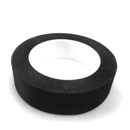 Тасьма самоклеюча 30 мм чорний нейлон 50 м