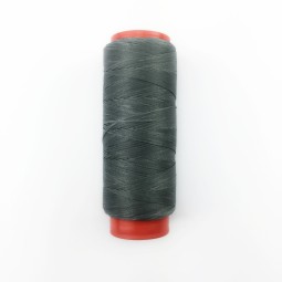 Нитка вощена плоска 100 м 0,8 мм сірий галька Туреччина