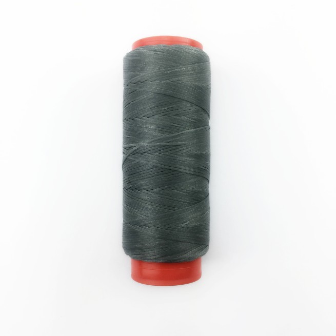 Нитка вощена плоска 100 м 0,8 мм сірий галька Туреччина