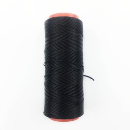 Нитка вощена плоска 100 м 0,8 мм чорнийТуреччина