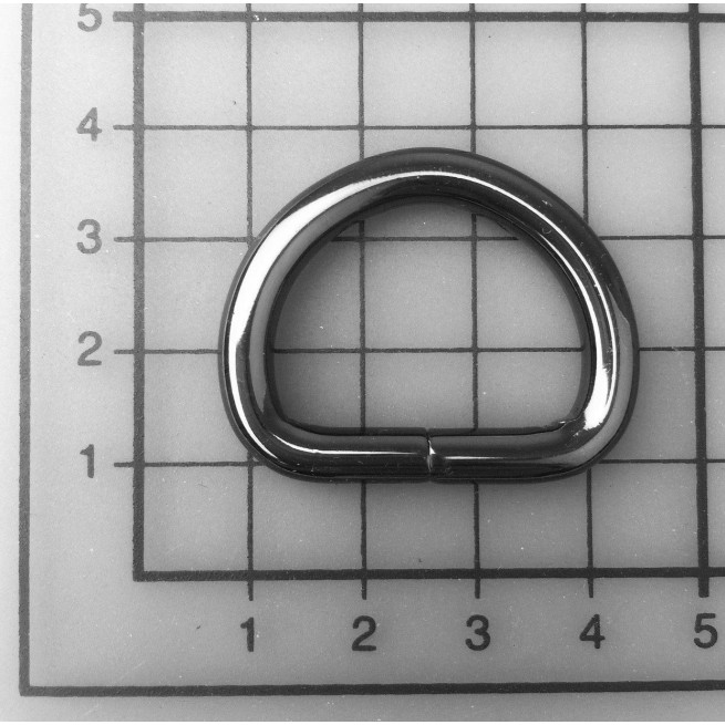 Півкільце ЧОРНИЙ НІКЕЛЬ 25 мм