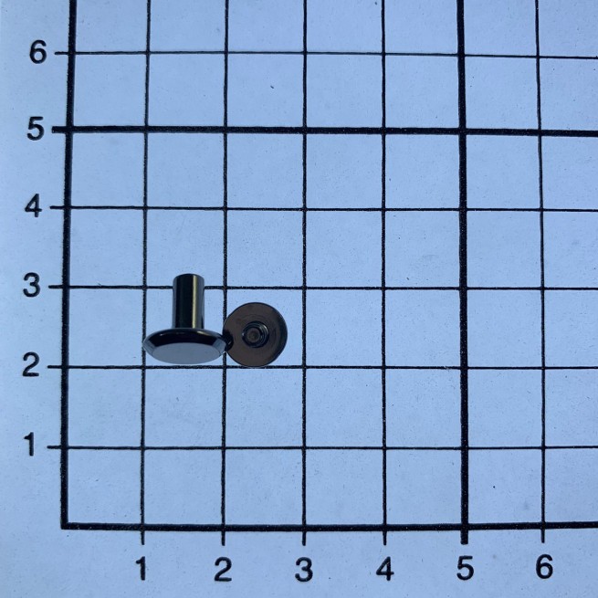 Гвинт ремінний ЧОРНИЙ НІКЕЛЬ 10х8 мм