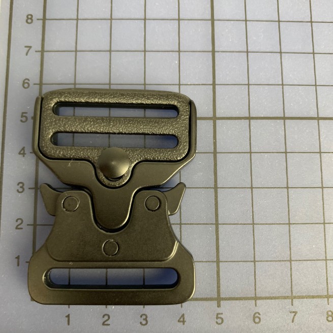 Пряжка-фастекс ЧОРНИЙ ГРАФІТ 30 мм тип27662