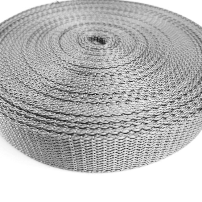 Стрічка ремінна 30 мм нейлон сірий