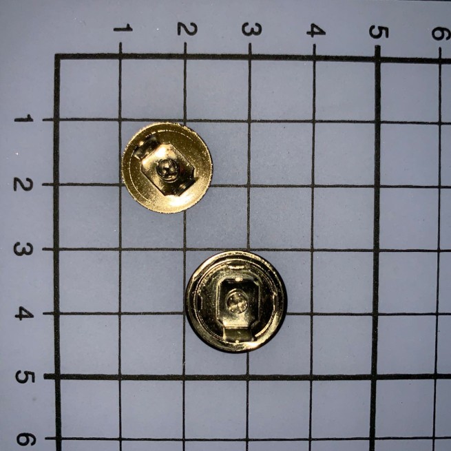 Кнопка магнітна НІКЕЛЬ 16мм