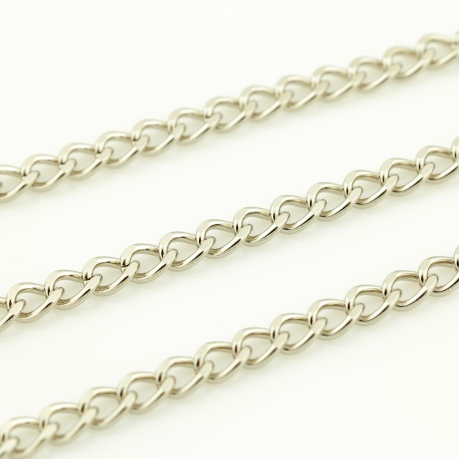Цепь декоративная НИКЕЛЬ 8 мм тип A6652