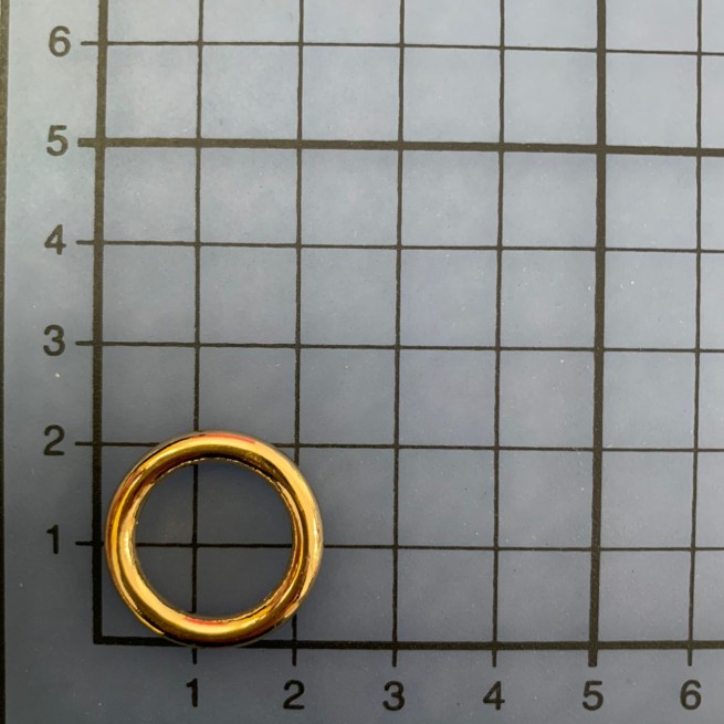 Кольцо ЗОЛОТО 15 мм лите