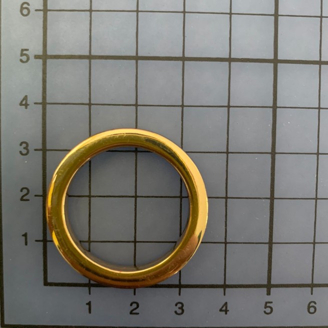 Кольцо ЗОЛОТО 26х4 мм плоское