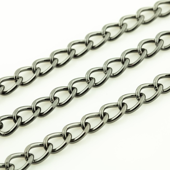 Цепь декоративная ЧЕРНЫЙ НИКЕЛЬ типB16/17