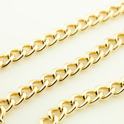 Цепь декоративная ЗОЛОТО 11мм типB20